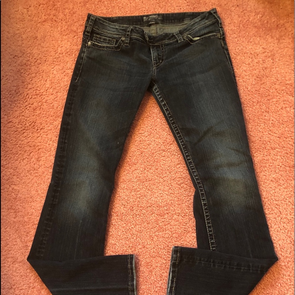 SILVER TUESDAY 16.5 jeans, tag says W32/L35